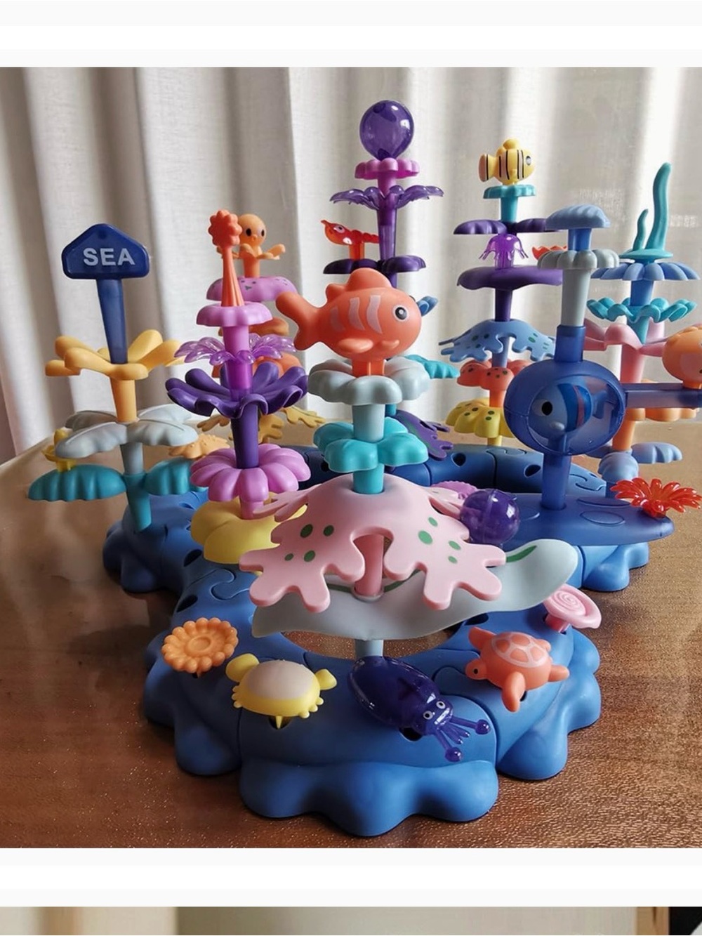 Source Unknown Sea Stackable Playset - Pink Purple Blue Orange Yellow
